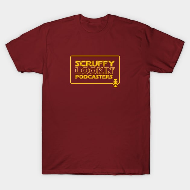 Old School Scruffy Logo T-Shirt by ScruffyLookinPodcasters